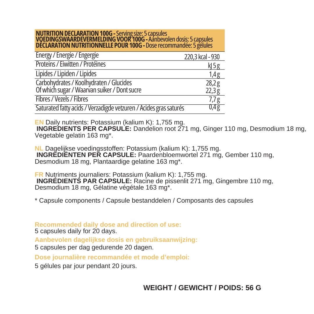 LIV U – DÉTOX & RÉGÉNÉRATION HÉPATIQUE EN 20 JOURS